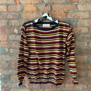 Striped Sweater - 70s Inspired